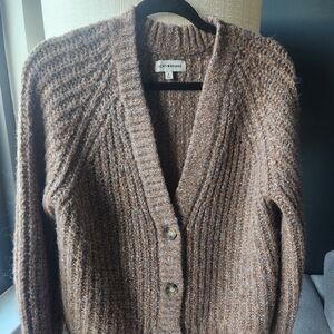 Lucky Brand Brown Cardigan Sweater
